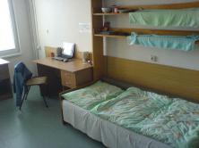 My dormitory room in block E which is the best of blocks
