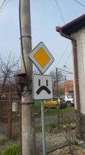 Sad crossroads