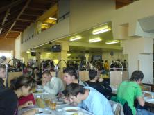 University canteen full of people