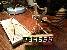 DIY Digital clock with AVR ATmega8 (6)