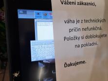 Váha v Tescu... spustí niekto rm-rf / ?