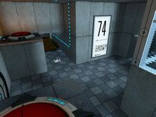 "Test Chamber 74" - Portal map