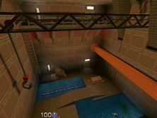 Deathmatch verzia mapy pre Quake 2 - Stroggos Supply Station (1)